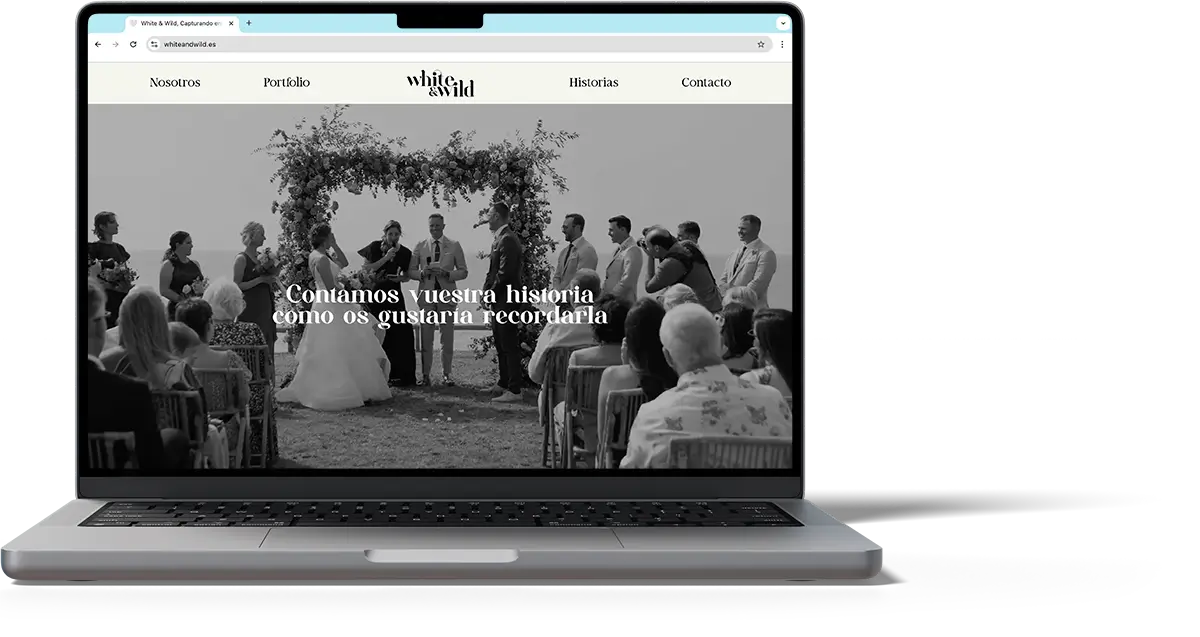 mockup white and wild